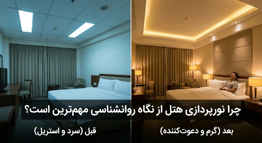 نورپردازی هتل از نگاه روانشناسی